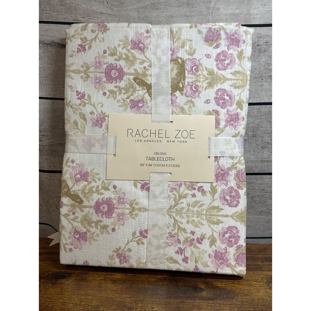 New Rachel Zoe Easter Tablecloth Oblong 60" x‎ 84"